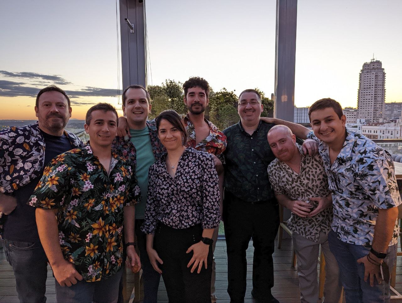 A picture of our Spanish employees